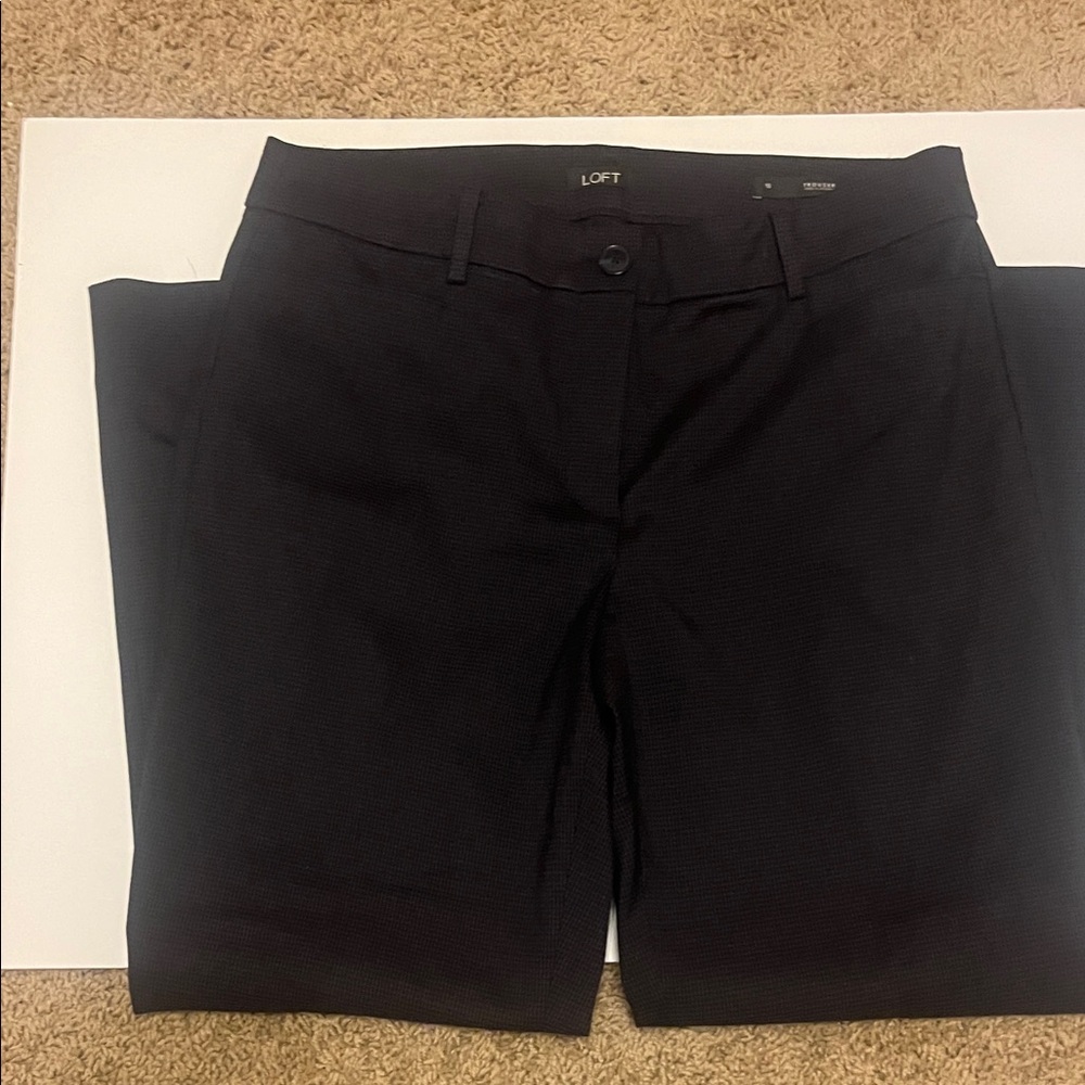 Bundle of 3 pair LOFT Women's Black and Navy Trousers - Picture 10 of 16
